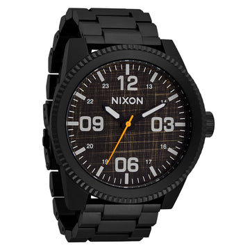 Nixon Corporal Stainless Steel Watch - Super Black/Black Top