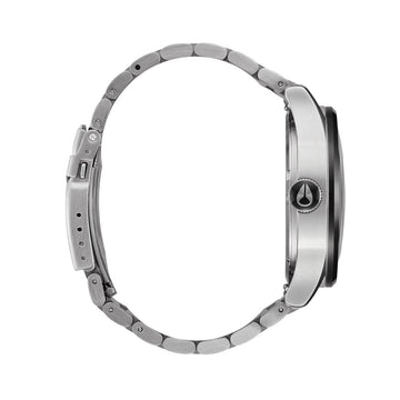 Nixon Sentry Stainless Steel Watch - Fisheye/Silver/Polar Blue