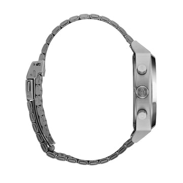 Nixon Time Teller Chrono Watch - Silver/Midnight