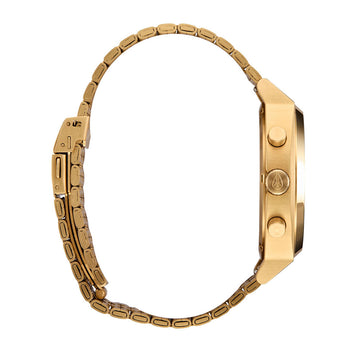 Nixon Time Teller Chrono Watch - Gold/Black/Gold