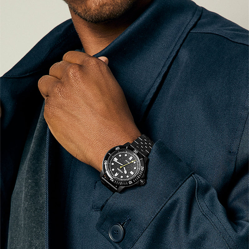 Nixon Stinger 44 Watch - All Matte Black/Black