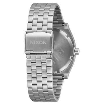 Nixon Time Teller Watch - Silver/Coral