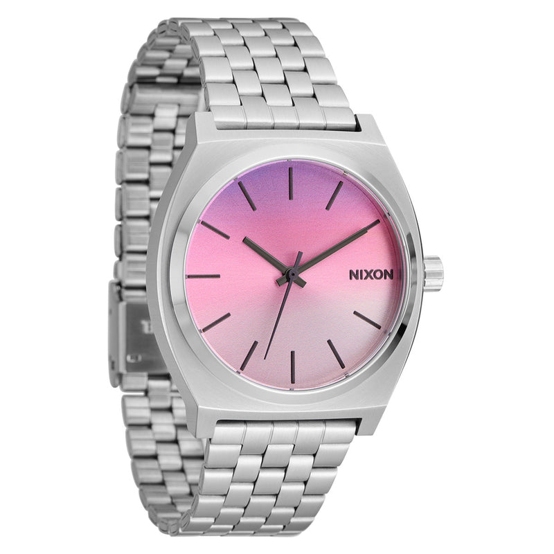 Nixon Time Teller Watch - Silver/Dawn