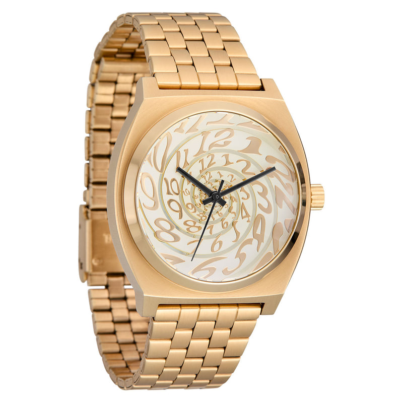 Nixon Time Teller Watch - 4th Dim Gold/Vintage White
