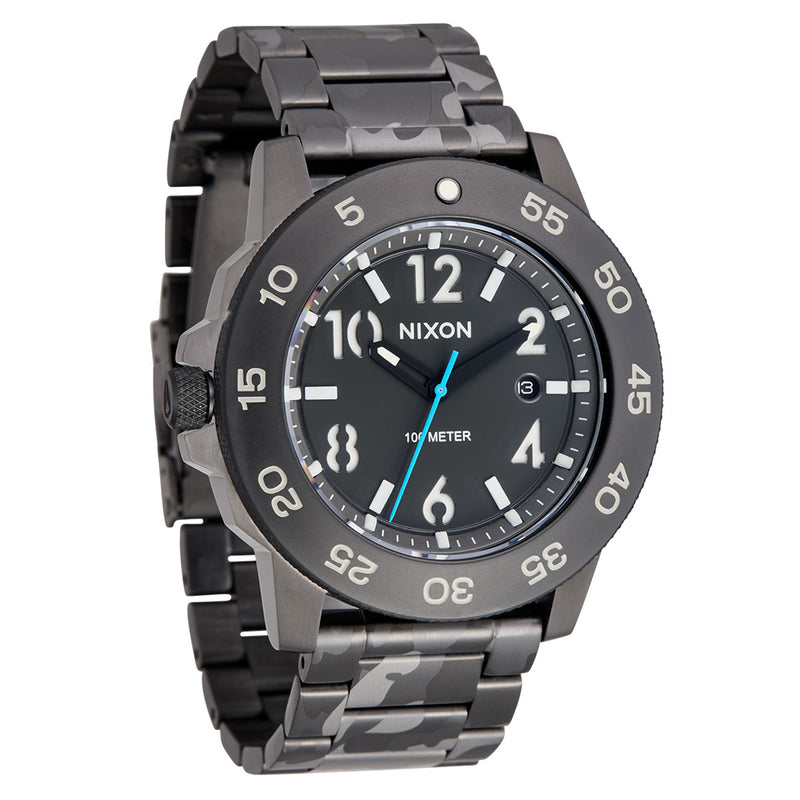 Nixon Smyth 44 Watch - Camo/Green
