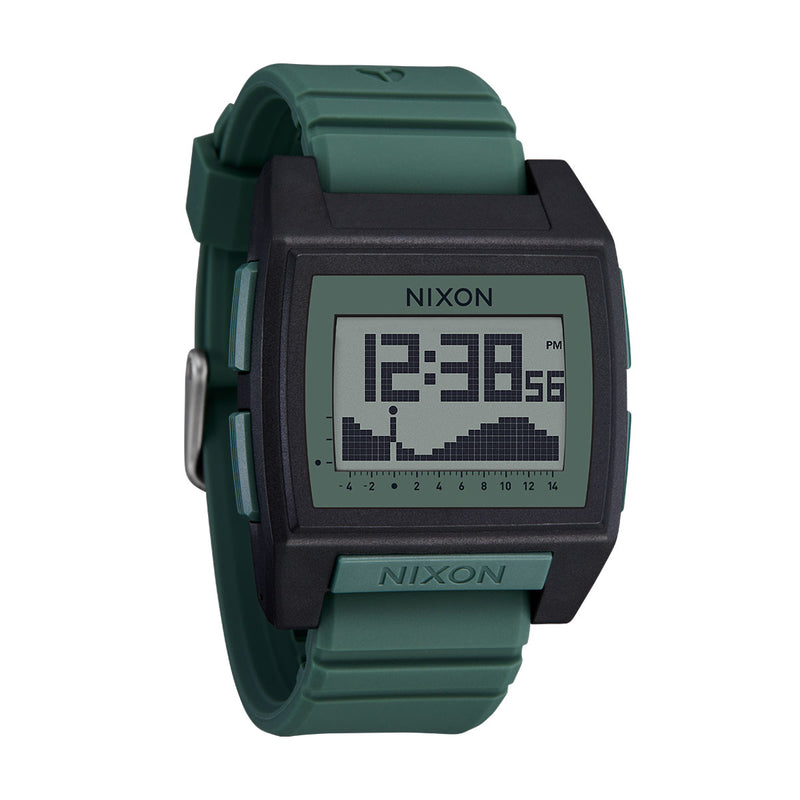 Nixon Base Tide Pro Watch - Black/Sage