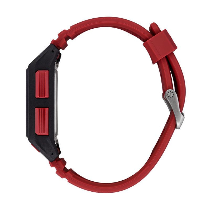 Nixon Base Tide Pro Watch - Black/Hot Sauce