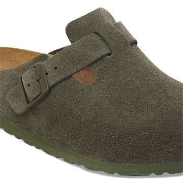 Birkenstock Womens Boston Sandals - Thyme Suede