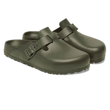 Birkenstock Womens Boston EVA Sandals - Khaki