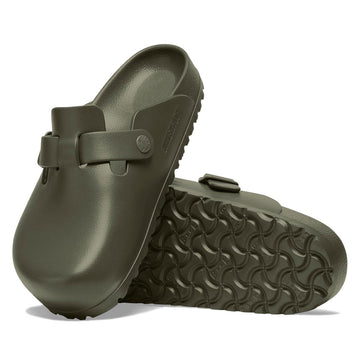 Birkenstock Womens Boston EVA Sandals - Khaki