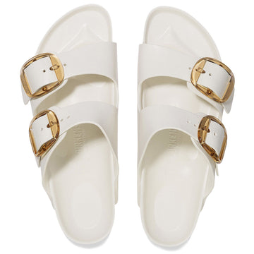 Birkenstock Womens Arizona Big Buckle EVA Sandals - Eggshell
