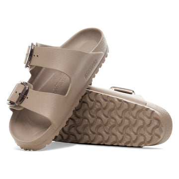 Birkenstock Womens Arizona Big Buckle EVA Sandals - Gray Taupe