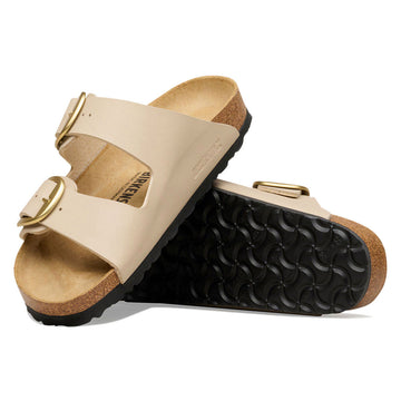 Birkenstock Womens Arizona Big Buckle Sandals Shoes - Sandcastle Birko-Flor
