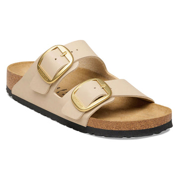 Birkenstock Womens Arizona Big Buckle Sandals Shoes - Sandcastle Birko-Flor