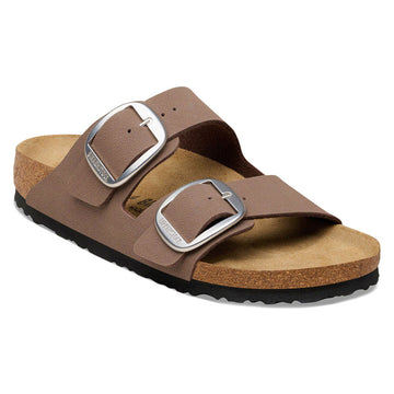 Birkenstock Womens Arizona Big Buckle Sandals Shoes - Mocha Birkibuc