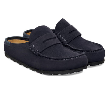 Birkenstock Naples Wrapped Sandals - Midnight Suede