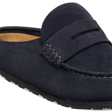 Birkenstock Naples Wrapped Sandals - Midnight Suede