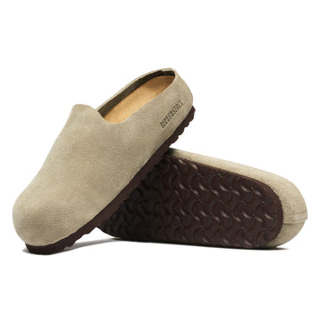 Birkenstock Amsterdam Wrapped Sandals - Taupe Suede