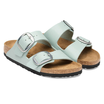 Birkenstock Womens Arizona Big Buckle Sandals - Pure Sage Birko-Flor