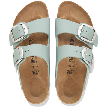 Birkenstock Womens Arizona Big Buckle Sandals - Pure Sage Birko-Flor