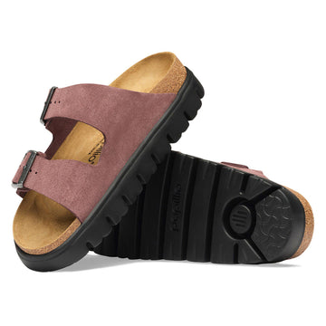 Birkenstock Womens Arizona Chunky Sandals - Pepper Suede