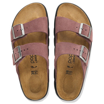 Birkenstock Womens Arizona Chunky Sandals - Pepper Suede