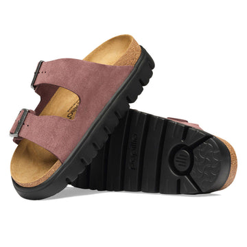 Birkenstock Womens Arizona Chunky Sandals - Pepper Suede