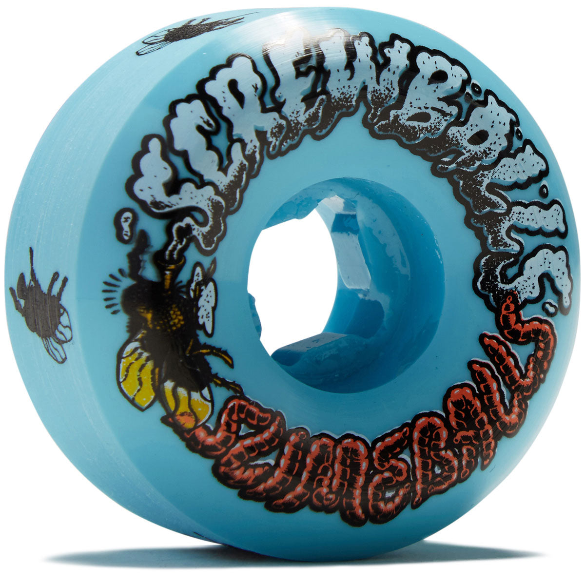 Slime Balls Screw Balls 99a Skateboard Wheels - Blue - 56mm image 1