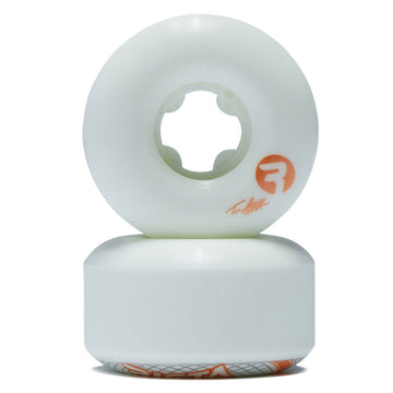 Ricta Asta Vortex Naturals Slim 101a Skateboard Wheels - White - 52mm