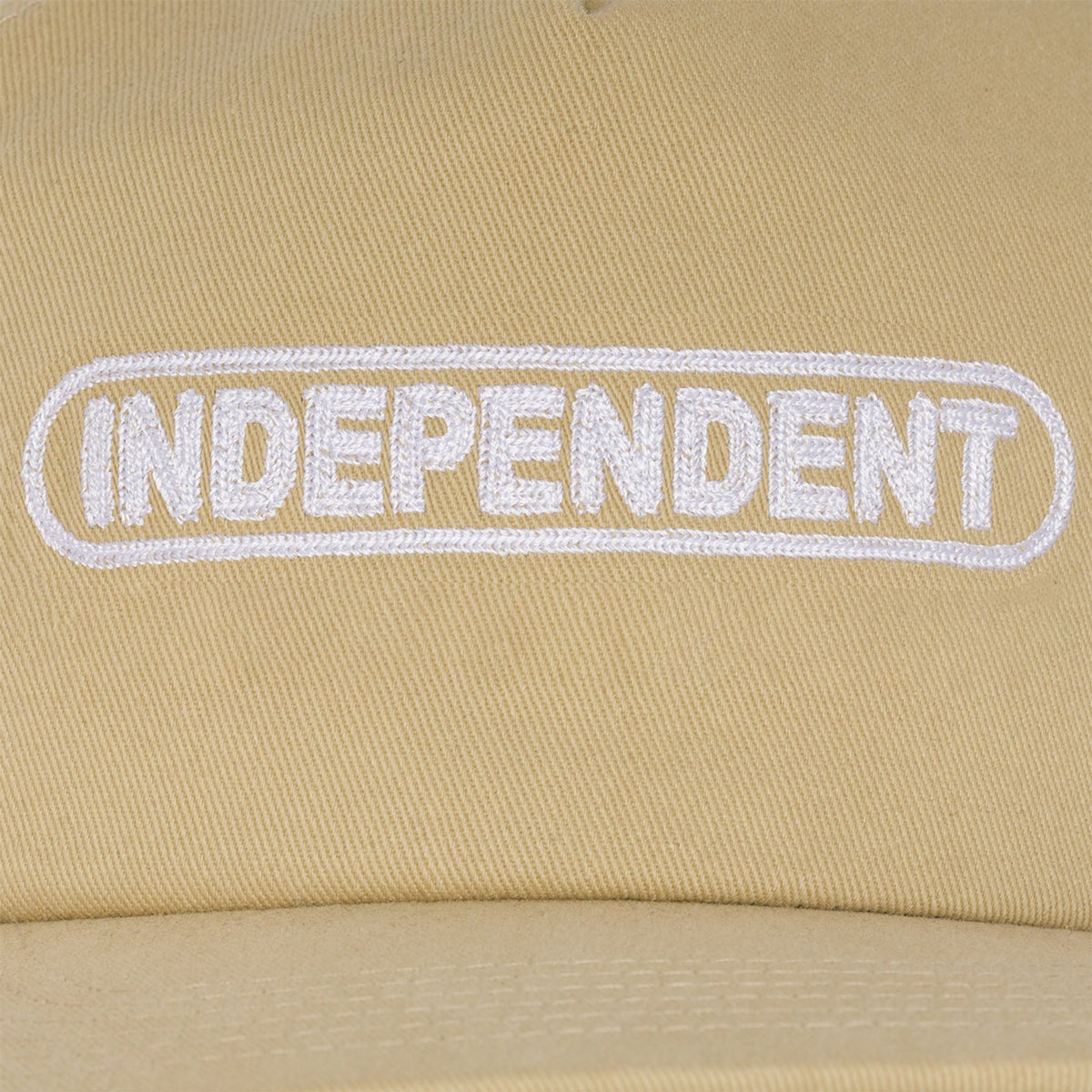 Independent Baseplate Snapback Hat - Tan image 3