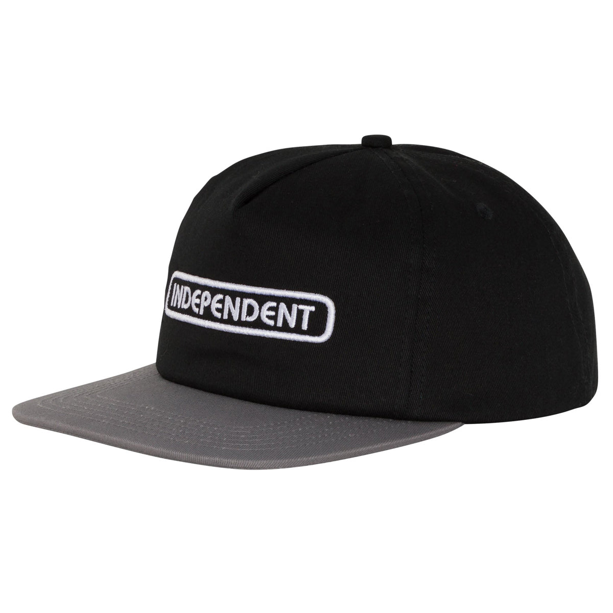 Independent B/C Groundwork Snapback Hat - Charcoal/Black image 1