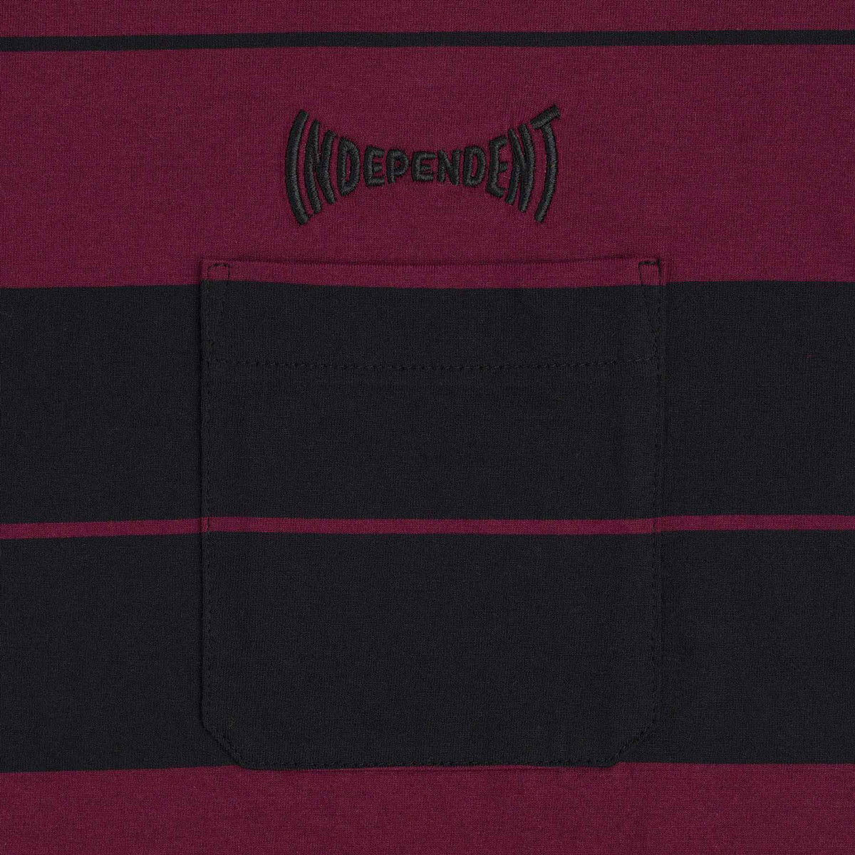Independent Osage Pocket T-Shirt - Maroon/Black image 2