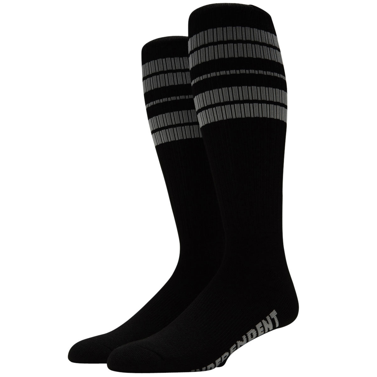 Independent Osage Crew Socks - Black/Grey image 1