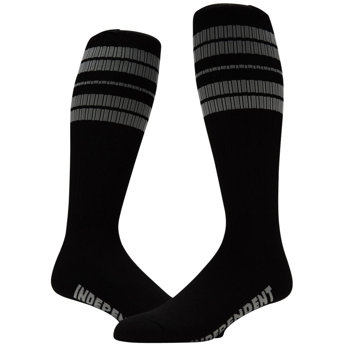 Independent Osage Crew Socks - Black/Grey image 2