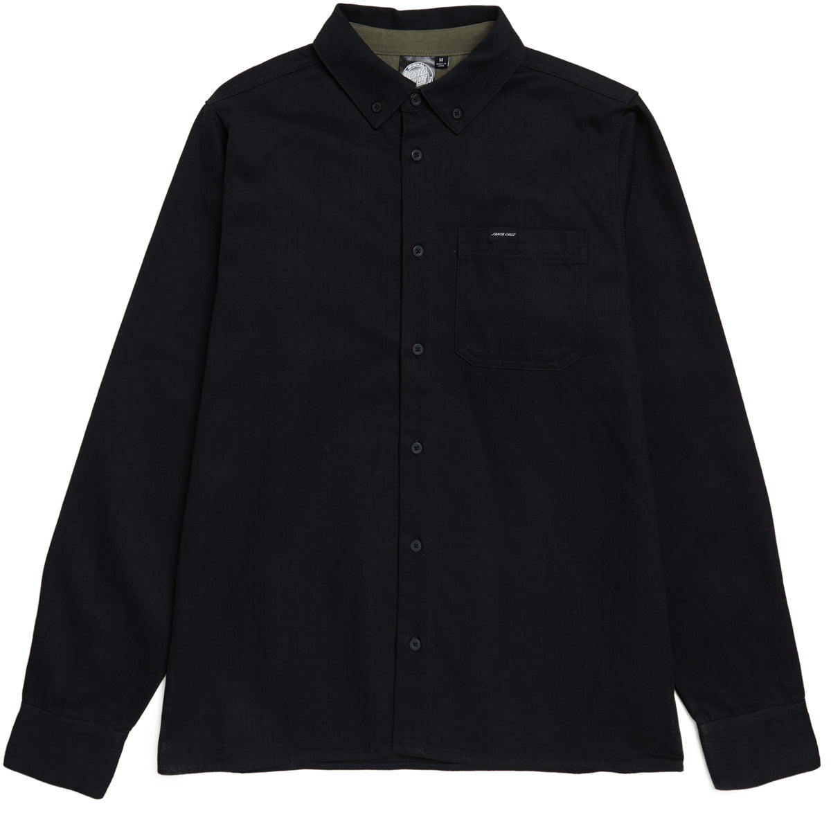 Santa Cruz Bowman Long Sleeve Work Shirt - Black image 1