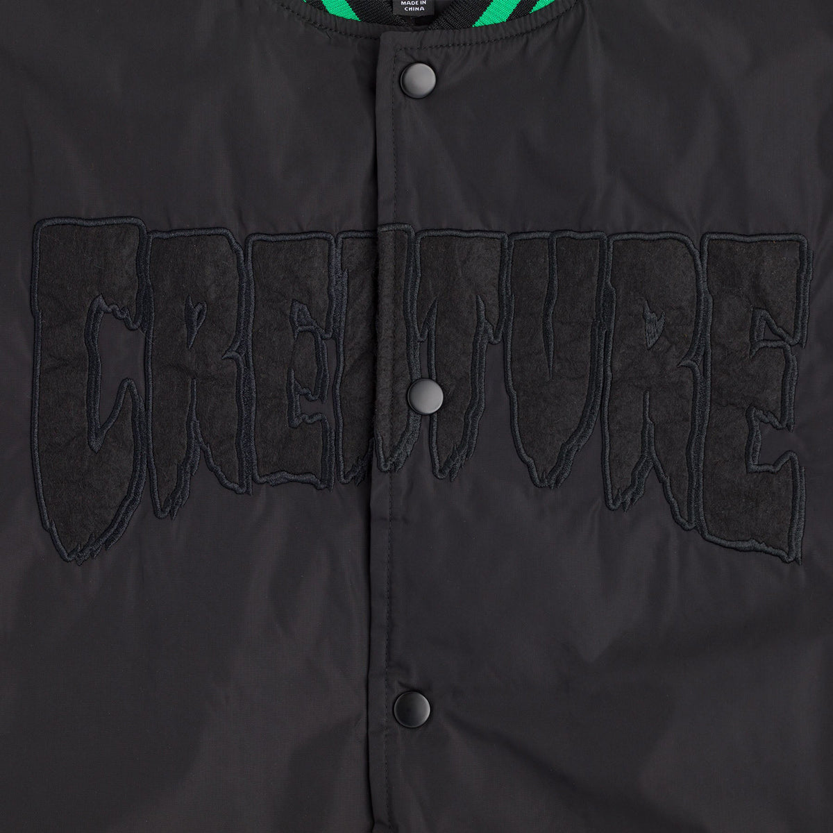 Creature Meat Head Too Stadium Jacket - Black image 4