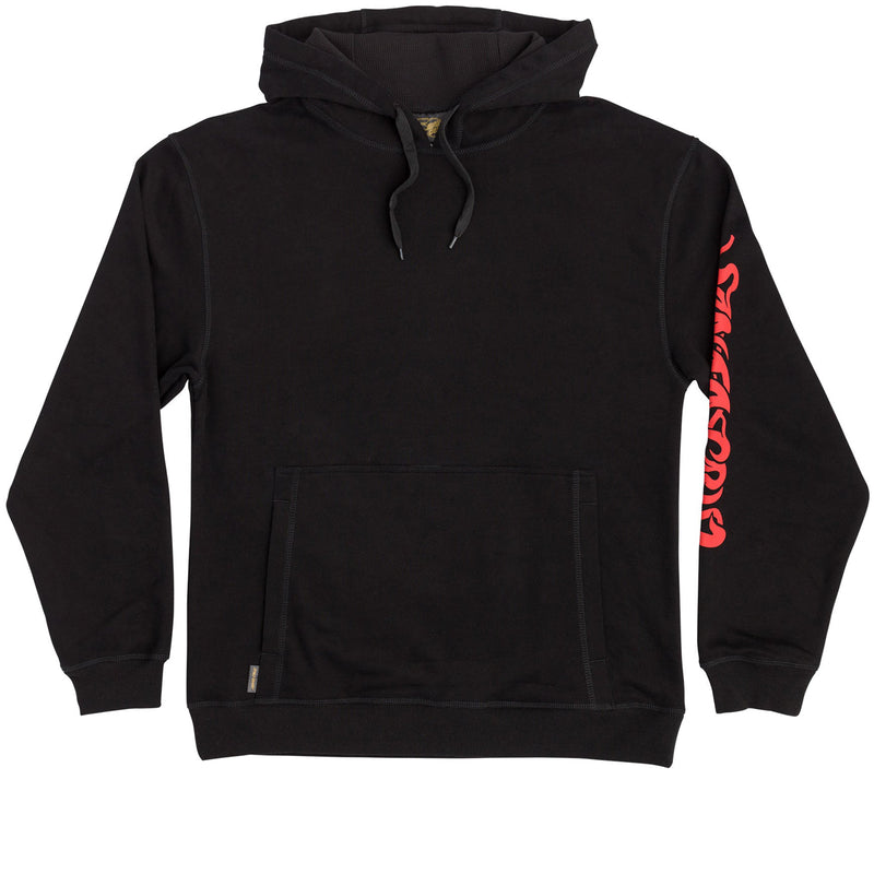supreme hoodie black and red
