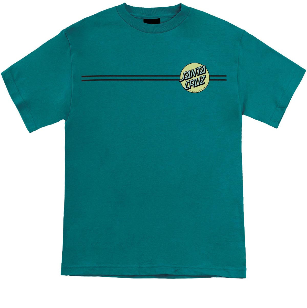 Santa Cruz Other Dot T-Shirt - Teal/Lime image 1