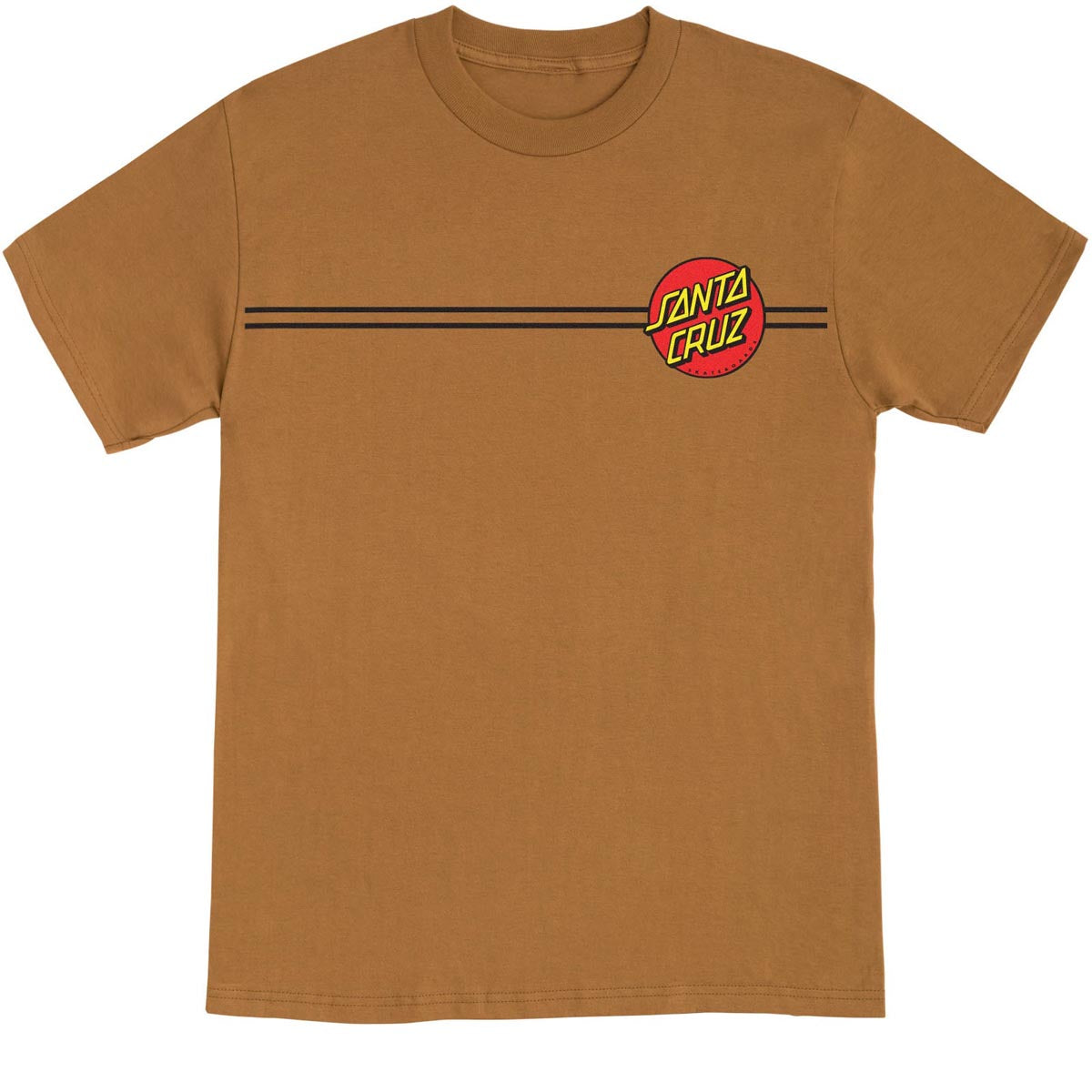 Santa Cruz Classic Dot T-Shirt - Brown Sugar image 1