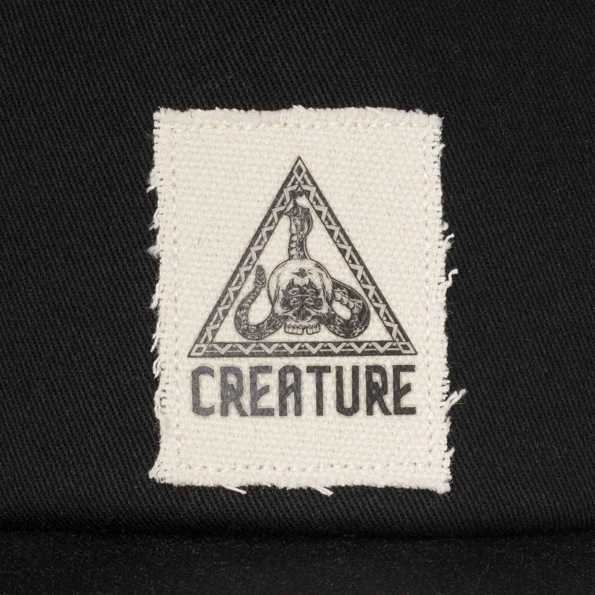 Creature Take Warning Snapback Hat - Black image 4