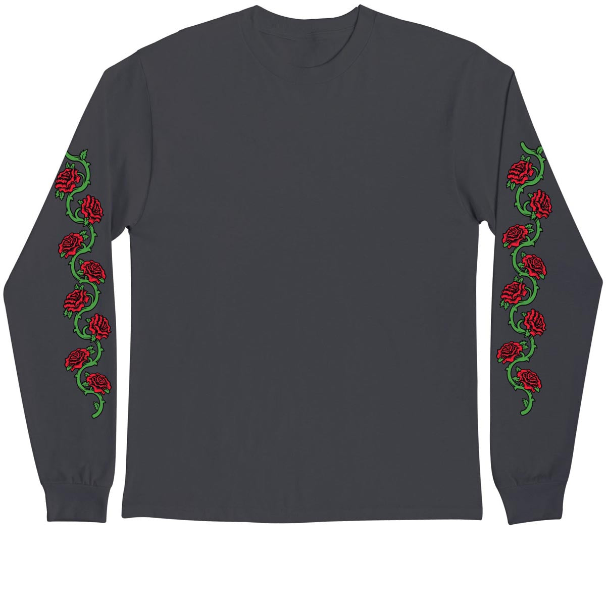 Santa Cruz Dressen Mash Up Long Sleeve T-Shirt - Charcoal image 2