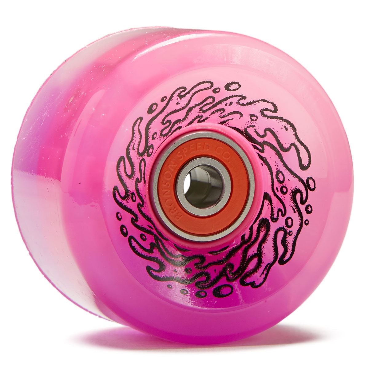 Slime Balls Light Ups OG Slime 78a Skateboard Wheels - Pink/Purple - 60mm image 1