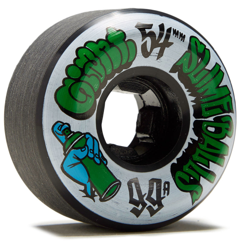 Slime Balls Big Balls 97A Skateboard Wheels - Pink/Green Swirl - 65mm