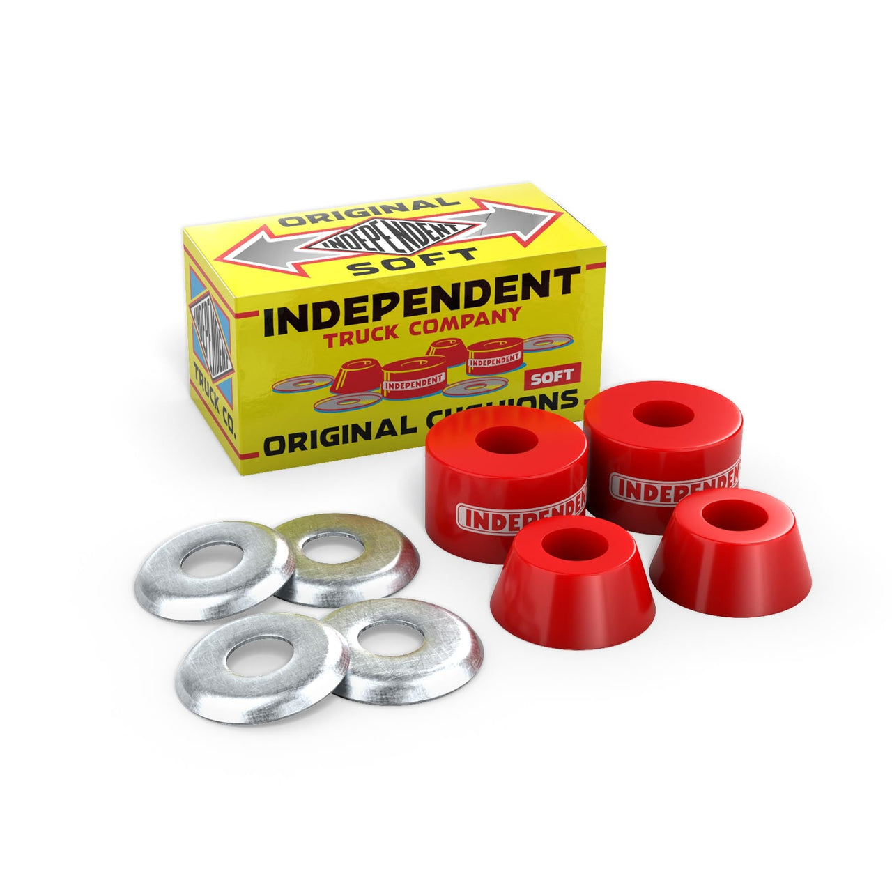 Independent Genuine Parts Original Cushions Soft 90a Bushings - Red image 1