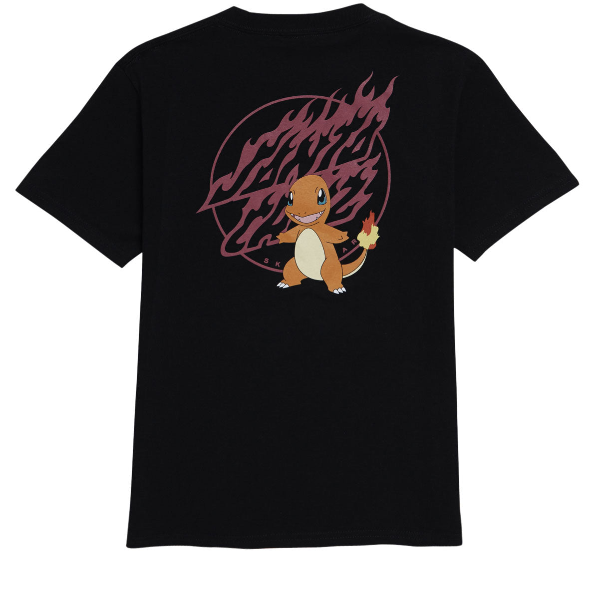 Santa Cruz x Pokemon Youth Fire Type 1 T-Shirt - Black image 1