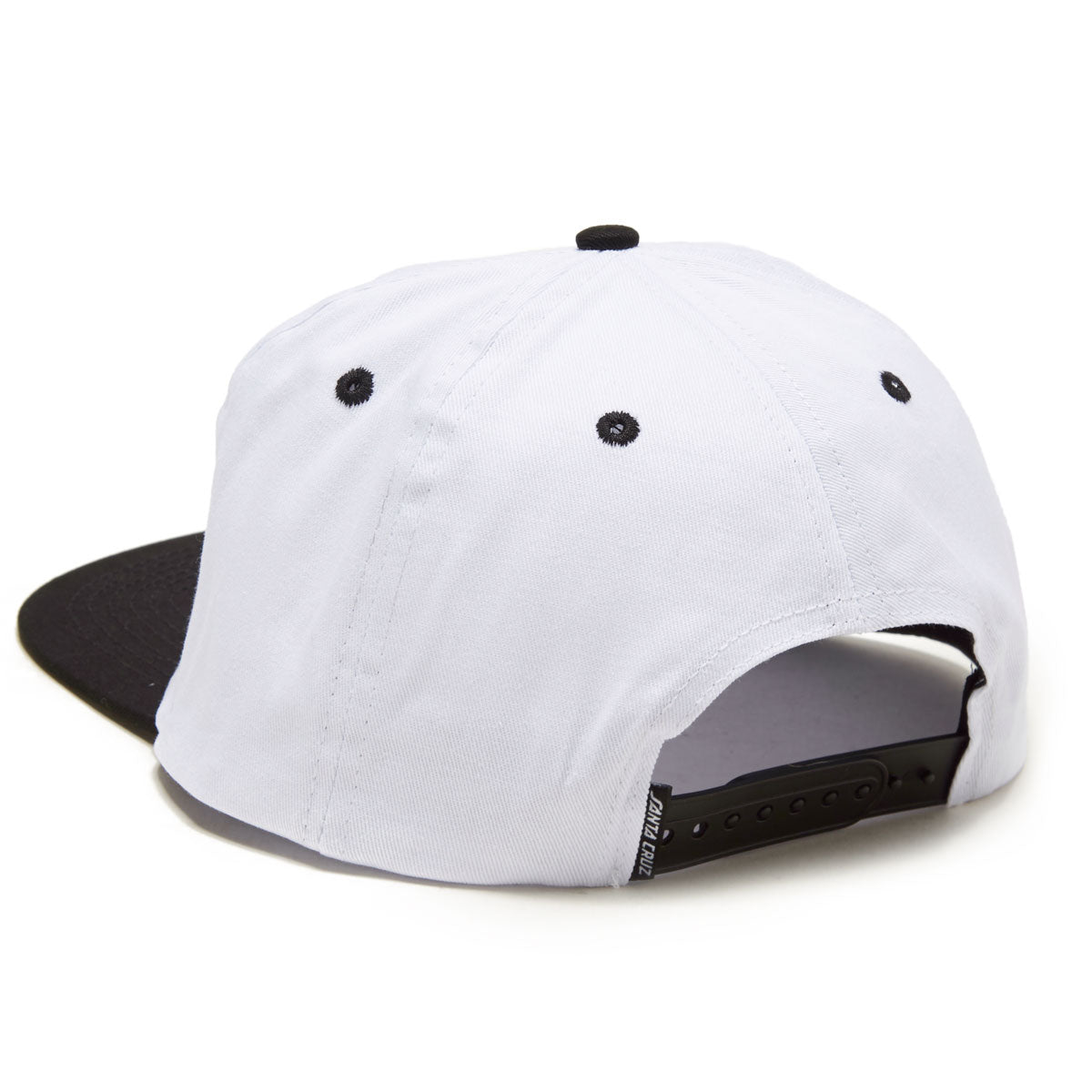 Santa Cruz x Pokemon SC Pikachu Snapback Mid Profile Hat - White/Black image 2