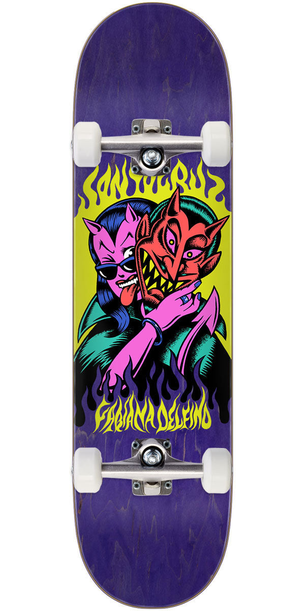 Santa Cruz Delfino Devil VX Skateboard Complete - 8.25
