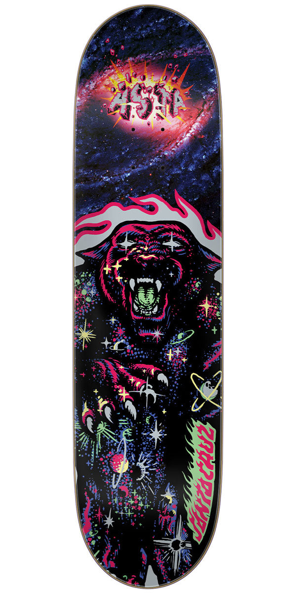 Santa Cruz Asta Cosmic Cat Galaxy VX Everslick Skateboard Deck - 8.00