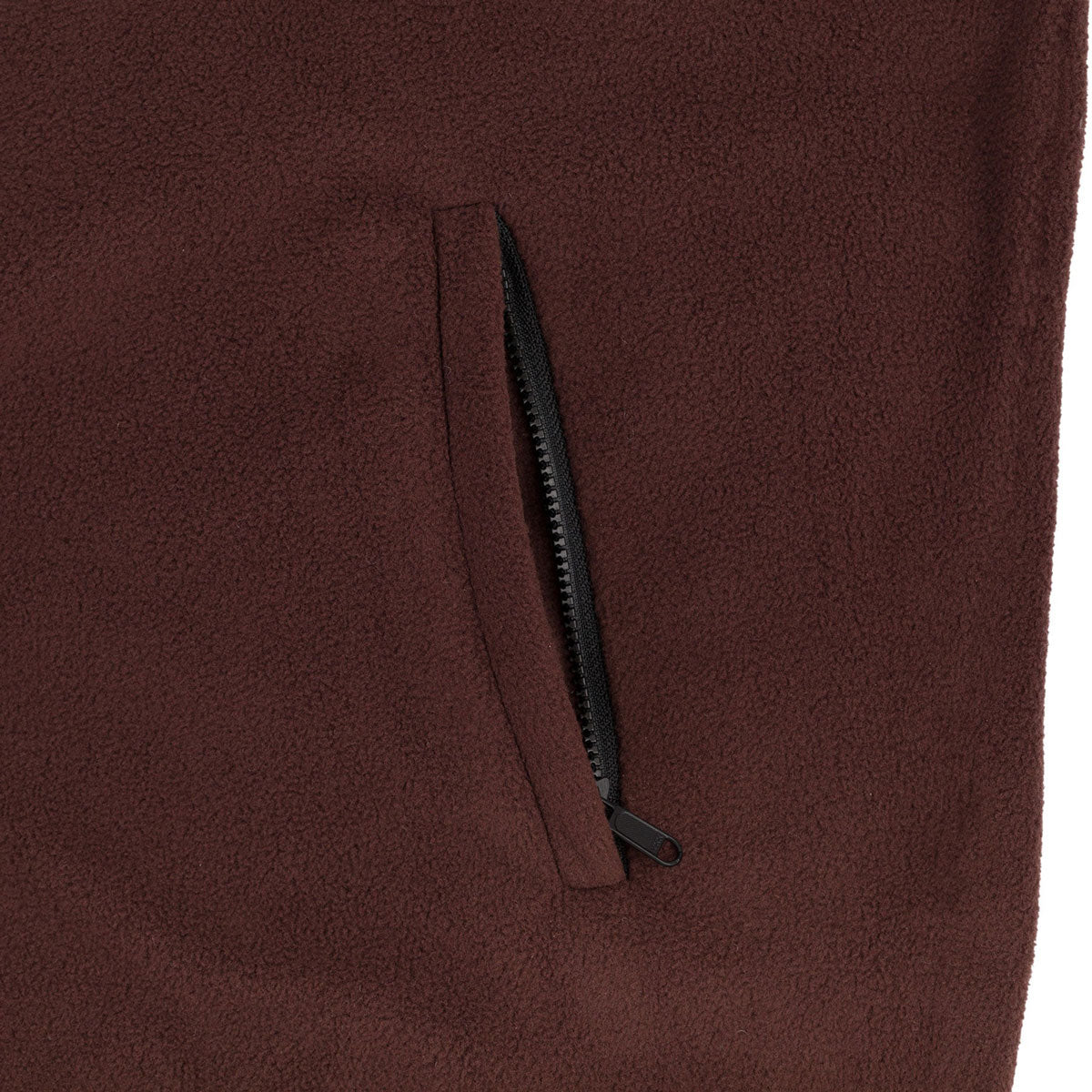 Independent Span Panelled Zip Front Polar Jacket - Dark Chocolate image 5