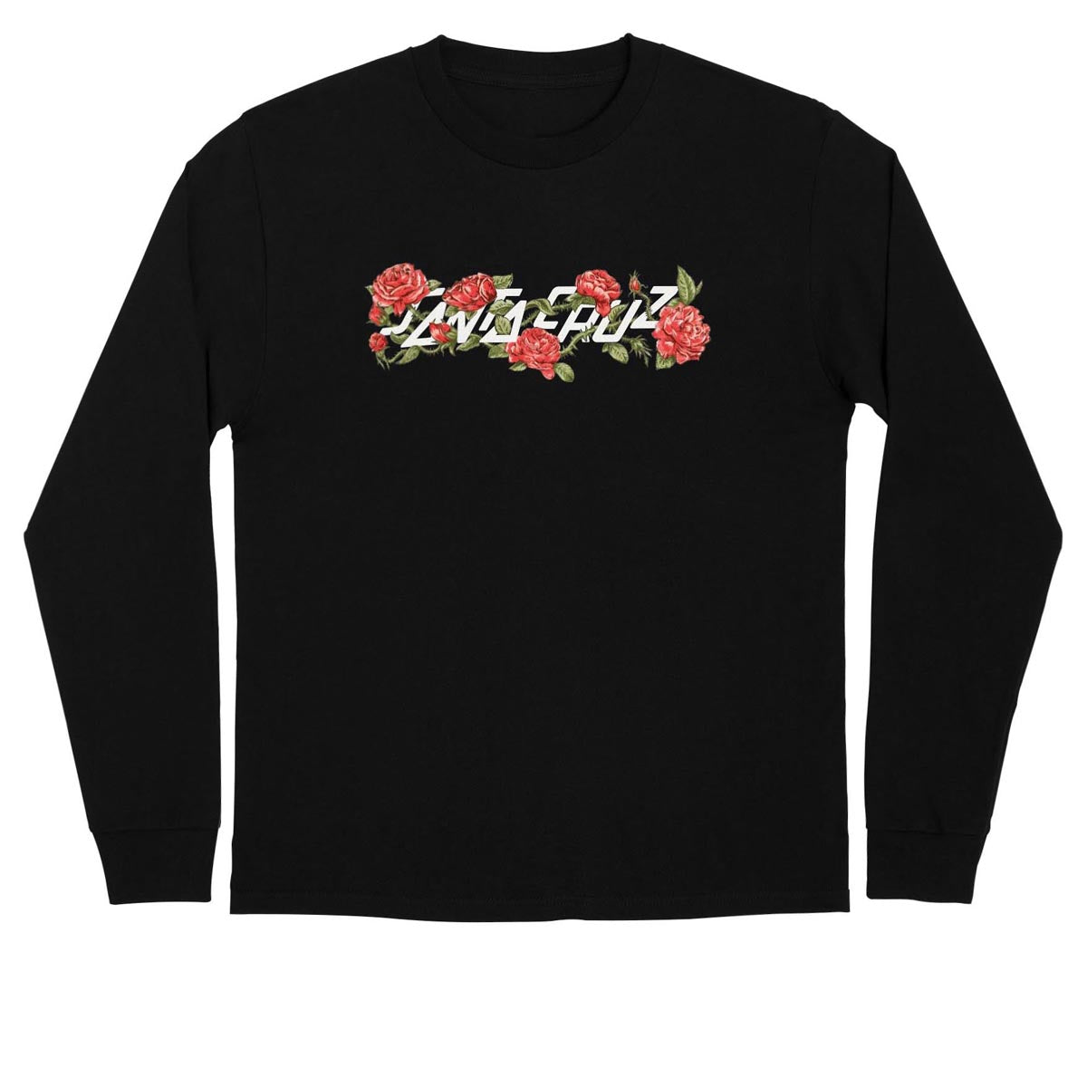 Santa Cruz Rosary Strip Long Sleeve T-Shirt - Black image 1